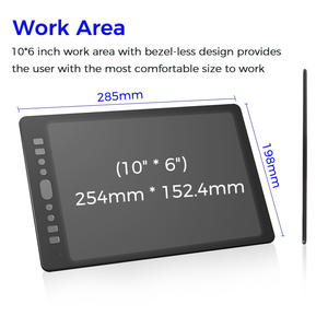 Tableta <span class=keywords><strong>de</strong></span> Dibujo Digital Profesional JSK-DP21, Tableta Gráfica con Lápiz sin Batería y Tecla <span class=keywords><strong>de</strong></span> Acceso Rápido para Diseño Gráfico - Product Image 3