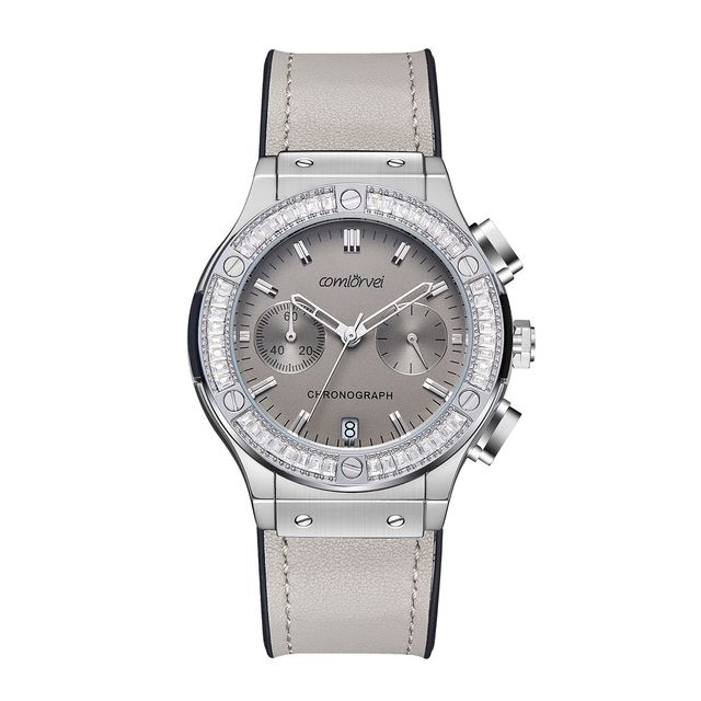 2025 New Luxury Ladies Quartz Watch Rhinestone Dial, Waterproof Stainless Steel Elegant Timepiece