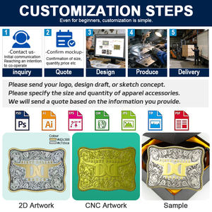 Servicios de Personalización de Hebillas de Cinturón de Cuero PU con Perlas/Strass 3D, Estilo Rock para Mujer, Moda Urbana Universal Europea y Americana - Product Image 5