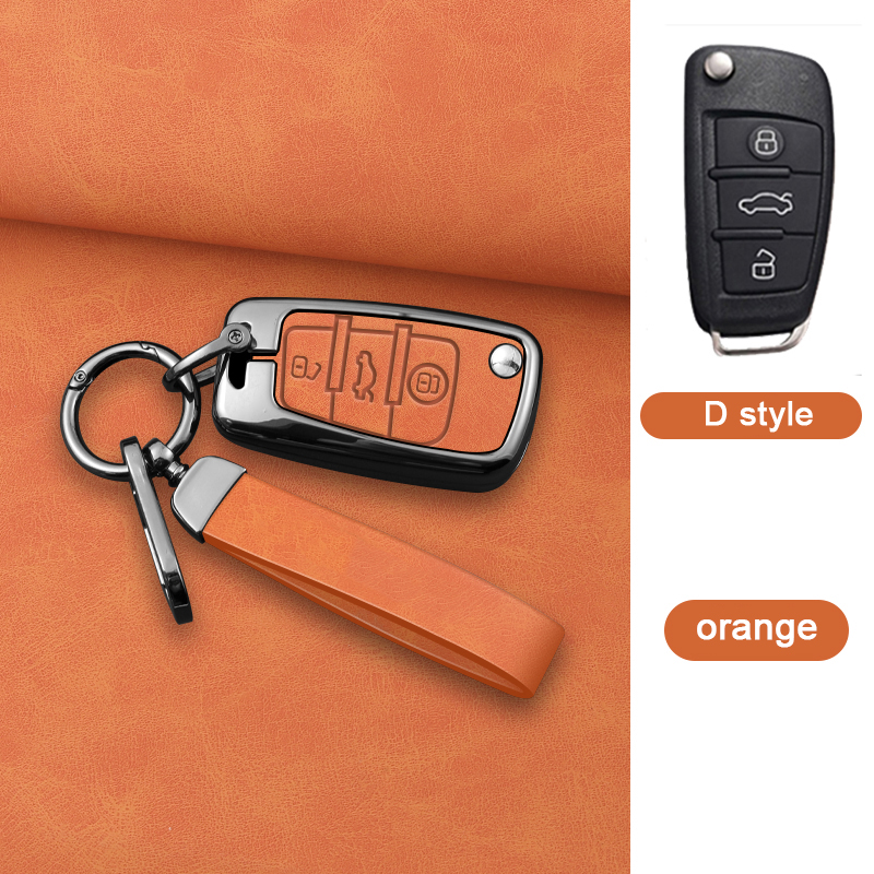 สีส้ม พร้อมสายคล้องมือ แบบ D