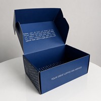 Caja de Cartón Corrugado para Envíos de Comercio Electrónico con Logotipo Personalizado, con Estructura Plegable y Tapa Encajable, para Caja de Suscripción de Cosméticos y Cuidado de la Piel