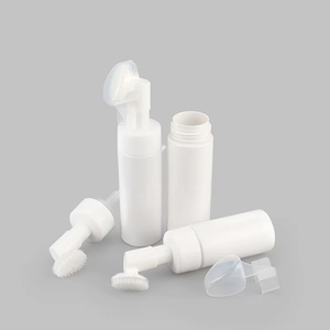 100ml 150ml 200ml With Brush Head Facial Cleansing Mousse <strong>Foam</strong> Bottle, With Brush <strong>Foam</strong> <strong>Pump</strong> Bottle, With Silicone Brush Head - Product Image 1