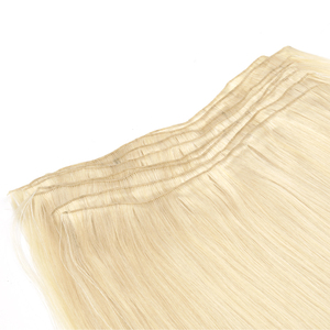 Extensiones de Cabello Virgen Remy K.SWIGS Salon, Invisibles, de Doble Trama, Hechas a Mano, Textura Personalizada, Más de 30 Colores Disponibles - Product Image 2