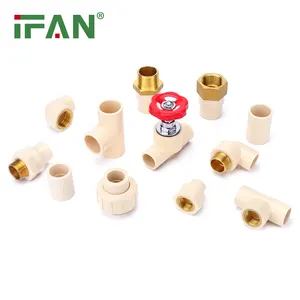 IFAN Full Size OEM ASTM2846 CPVC raccordo CPVC valvola a sfera su misura CPVC tubo e raccordi in CPVC