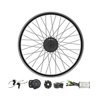 Kit de conversion de vélo électrique 350 watts LED LCD 24v 250w moyeu moteur kit de vélo électrique 36v 350 w avec boîtier de batterie
