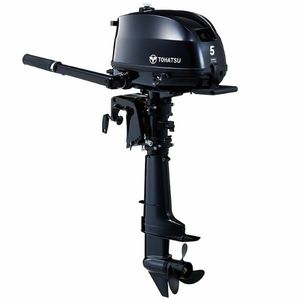 Motor de Gasolina Tohatsu MFS5DDS de 4 Tiempos y 5 HP para Barcos de Pesca y Embarcaciones Pequeñas de Transporte - Product Image 1