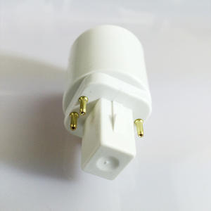 공장가 CFL 램프 변환 소켓 <span class=keywords><strong>G24</strong></span>에서 E27 PC 홀더 컨버터로, ACC-CON - Product Image 1