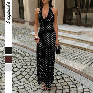 Vestido Bodycon <span class=keywords><strong>de</strong></span> Verano 2026, <span class=keywords><strong>Ropa</strong></span> <span class=keywords><strong>de</strong></span> Moda <span class=keywords><strong>para</strong></span> Mujer, Estilo Y2K, Halter con Puntos, Vestido Largo Informal <span class=keywords><strong>de</strong></span> Verano <span class=keywords><strong>para</strong></span> Mujer - Product Image 1