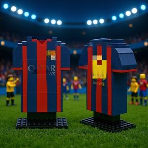 Ensemble <span class=keywords><strong>de</strong></span> blocs <span class=keywords><strong>de</strong></span> construction en plastique personnalisés pour maillots <span class=keywords><strong>de</strong></span> basket-ball et <span class=keywords><strong>de</strong></span> football, cadeau créatif pour les garçons, cadeau sportif et pour les fans <span class=keywords><strong>de</strong></span> club - Product Image 2