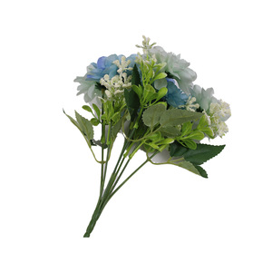 Fleurs Artificielles Hibiscus et Pivoine à 7 Têtes en Soie pour Décoration de Salon, Table Basse et Arrière-plan de Mariage - Product Image 6