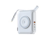 Produits tendance 2025 PD 65W haute capacité intégré câble 2-en-1 charge rapide chargeur Portable batterie externe pour ordinateur portable