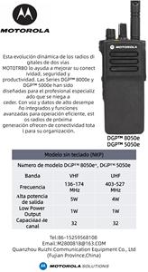 Radio numérique DGP5050e AES256 LA VHF avec portée de 5 km – Produit haute performance - Product Image 4