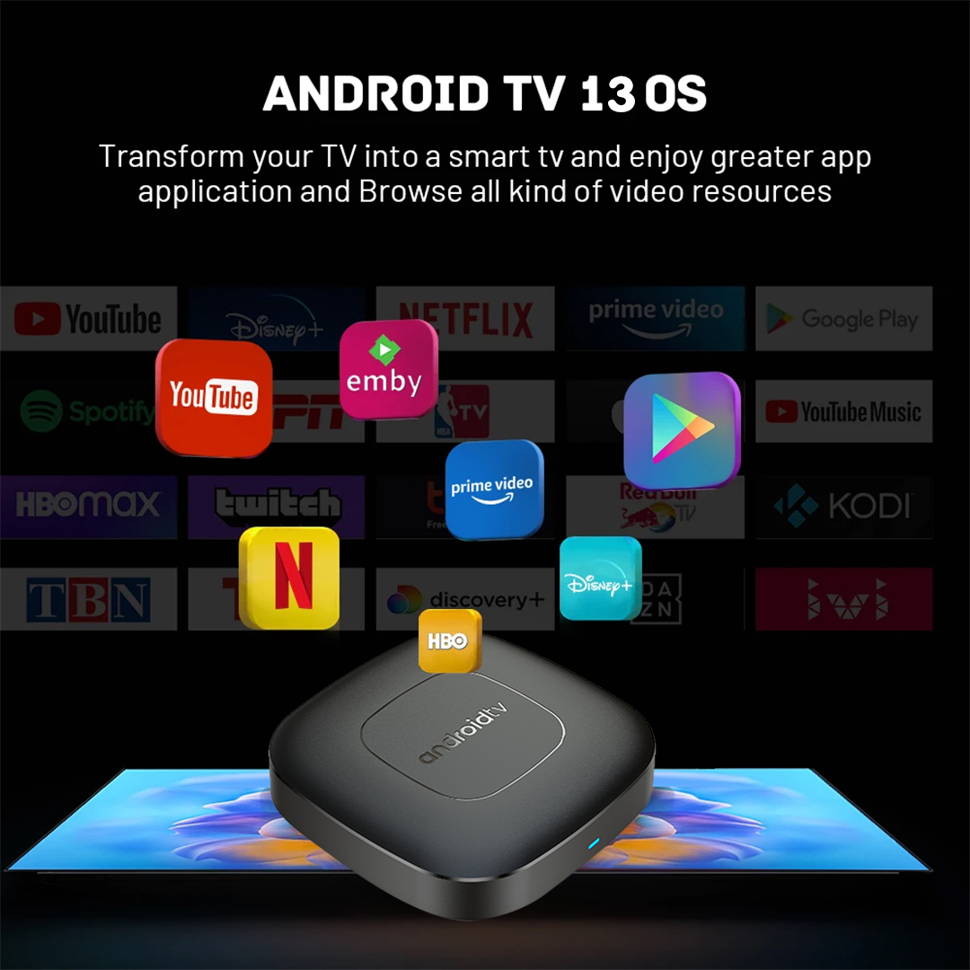 8K Smart Set-Top Box with Android 14 - HDR Streaming