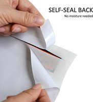4.5 "x 5.5" Pochette d'emballage transparente pour bordereau d'expédition avec liste d'emballage Pochette d'impression fermée Sac d'enveloppe pour bordereau d'emballage de facture