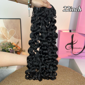Lot de 12 mèches bouclées caribéennes en gros, 100g par paquet, extensions super double drawn 100% cheveux humains, vente chaude - Product Image 5