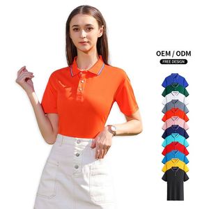 Chemise polo pour homme en polyester de haute qualité avec logo brodé personnalisé, manches courtes, respirante, décontractée, pour le golf - Product Image 4