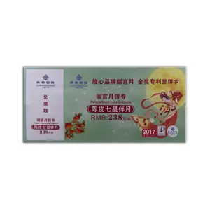 Specialized suppliers thermal printed paper voucher cash coupon admission entrance tickets