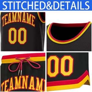 Maillot d'entraînement de basketball professionnel pour hommes 2526 respirant 100 % fibre de bambou séchage rapide imprimé numérique personnalisé avec nom d'équipe - Product Image 4