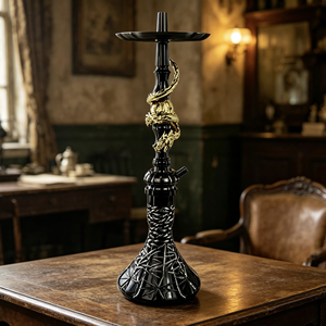 Ensemble de chicha miniature en acier inoxydable de qualité supérieure, design moderne et écologique, chicha portable complète pour fumer le shisha - Product Image 5
