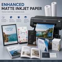 Papier publicitaire grand format personnalisable, rouleau jumbo, impression d'affiches, papier photo, papier jet d'encre pour arts graphiques, papier jet d'encre grand format
