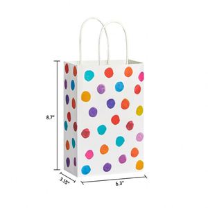 Bolsas de Papel Kraft Personalizadas, Ecológicas, Biodegradables y Reciclables, Duraderas y Reutilizables con Logotipo Personalizado para Exportación y Comercio Transfronterizo - Product Image 2