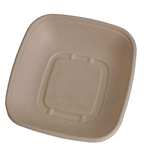 Bol à salade jetable biodégradable CB48 avec couvercle, forme carrée, pour la restauration à <span class=keywords><strong>emporter</strong></span> et les voyages, respectueux de l'environnement - Product Image 2