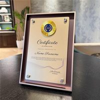 Plaques de récompense de luxe rectangulaires en alliage d'aluminium, imprimées UV, détachables et gravées, pour honorifiques et franchisees, pour réunions annuelles et événements généraux