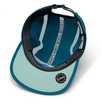 Casquette de camping en plein air personnalisée de haute qualité, non structurée, à 5 panneaux, avec trous découpés au laser, imperméable, à visière plate, pour la course, casquettes de sport pour hommes