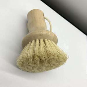 Uso domestico spazzola per la pulizia dei <span class=keywords><strong>piatti</strong></span> da cucina in fibra <span class=keywords><strong>piatti</strong></span> in legno ciotola pentola spazzole in Sisal - Product Image 3