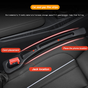 Relyus Universale in Poliuretano per Sedili Auto, Guarnizione Antiscivolo per Fessure Laterali con Vano Portaoggetti, Accessori per Interni Auto - Product Image 2