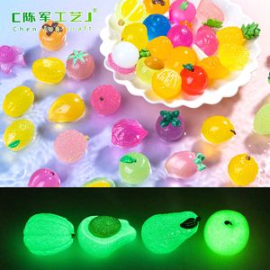 Micro-paesaggio luminoso con frutta simulata in bustina a sorpresa, accessori decorativi fai da te in resina per giochi alimentari, piccoli oggetti in resina da scrivania - Product Image 3