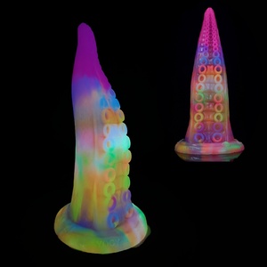 Faak Factory New Luminous <b>Dildo</b> with Suction Cup Glow in the Dark Monster <b>Dildo</b> Sex Toys for Women - Product Image 1