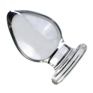 बड़े आकार के गुदा प्लग तीन-टुकड़ा सेट पारदर्शी ग्लास गुदा गुदा हस्तमैथुन विस्तार वयस्क सेक्स खिलौना - Product Image 3