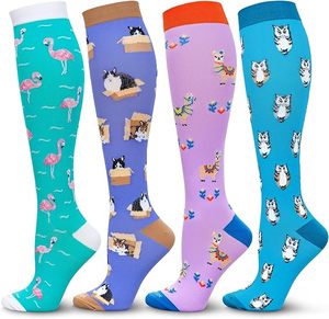 Calcetines <span class=keywords><strong>de</strong></span> Compresión Personalizados <span class=keywords><strong>para</strong></span> Mujeres, Enfermeras, <span class=keywords><strong>Circulación</strong></span> Sanguínea, Embarazo, Viajes, Calcetines <span class=keywords><strong>de</strong></span> Compresión Médica Profesional Graduados - Product Image 3