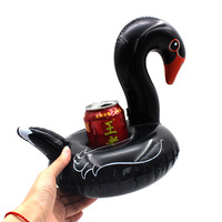 Flotteur de piscine gonflable en PVC, pour boissons, flamant rose, OEM, bon marché, porte-tasse pour plage, fête d'eau, vente en gros, 50 pièces