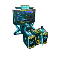Machine de jeu d'arcade de tir vidéo simulateur d'intérieur à monnayeur pour 2 joueurs avec cartes variées pour centres de jeux d'arcade