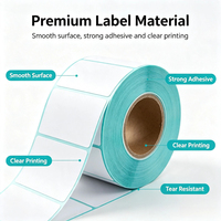 Rouleau d'étiquettes d'expédition autocollantes personnalisées, papier thermique imperméable 58x40 50x30 100x150 pour impression d'autocollants, étiquettes personnalisées