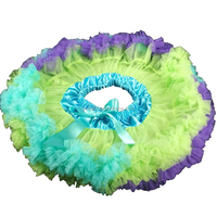 Robes personnalisées ODM pour filles, jupes tutu pour bébés filles, robes de ballet moelleuses pour enfants, jupes de danse de fête pour enfants avec grands nœuds