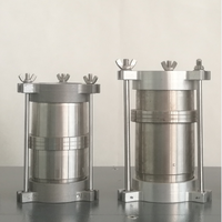 Chambre d'essai triaxiale ASTM D2850 D4767 BS1377 38 mm, cellule de pression, appareil de test triaxial des sols