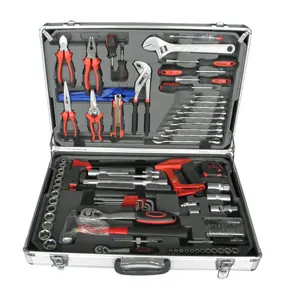 114 piezas de herramientas de mano para coche/uso en el hogar con la herramienta Kit