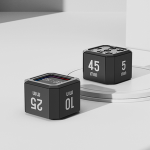 Temporizador Digital de Cocina con Logotipo Personalizado, Magnético, con Sensor de Gravedad, Cubo Giratorio, Temporizador Visual Pomodoro para Niños - Product Image 4