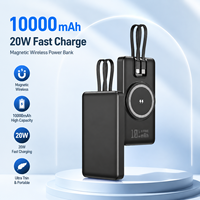 Batterie externe magnétique ultra-fine 20W 10000 mAh pour téléphone Oraimo avec écran LED – Chargeur de téléphone
