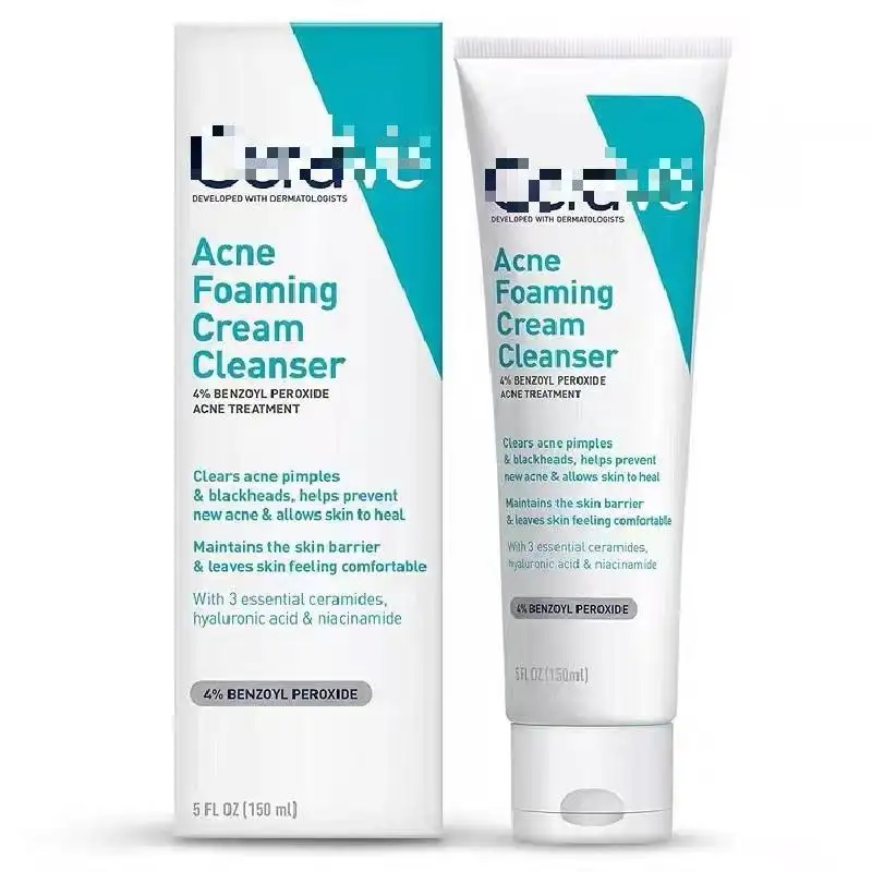 Cerav Acne crema schiumogeno detergente per il trattamento dell'acne lavare il viso 150ml