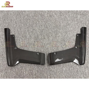 ชุดแต่งมุมกันชนหลังคาร์บอนไฟเบอร์แบบเปียก รุ่น V Style สำหรับ Nissan GTR R35 ปี 2017-2020 สีดำเงา ชิ้นส่วนดิฟฟิวเซอร์มุมรถ - Product Image 4