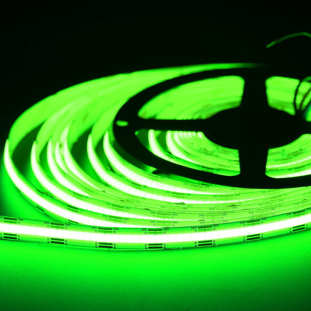 Waterproof IP20/67 COB Strip DC12v 24V Outdoor Building Light COB LED Strip Flexible RGB 18W