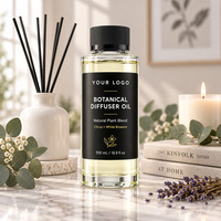 Huile parfumée en gros avec logo personnalisé 500 ml, huile diffuseur d'arômes sans eau, huile essentielle longue durée pour machine de parfum d'ambiance hôtels et maisons