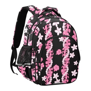 Hawaii Print Waterproof Student Backpack Kids Zipper <b>School</b> Bag Durable Lightweight <b>Book</b> Bags Fashion Design - Product Image 6