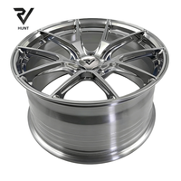 Velg Custom Forged Hunt Deep Concave Polished 18 19 20 21 Inch Aluminium Alloy 5x120 untuk Ferrari SF90 BMW