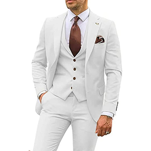 Nuevo Traje Elegante y Moderno para Novio y Padrinos de Boda, Chaqueta, Chaleco y Pantalones a la Medida para Ceremonia y Fiesta - Product Image 1