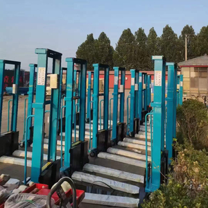 小型油圧パレットスタッカー500Kg 1000kgポータブル電動フォークリフト手動リモコン付き - Product Image 5